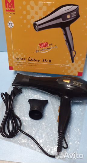 Фен для волос Mozer 3000вт цвет Антрацит