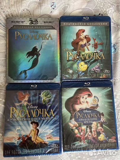 Новые) Мультфильмы disney blu ray (лицензия)