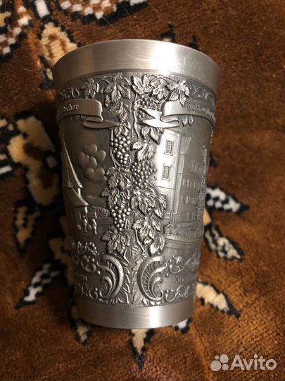 Стакан № 27. Старинный оловянный стакан