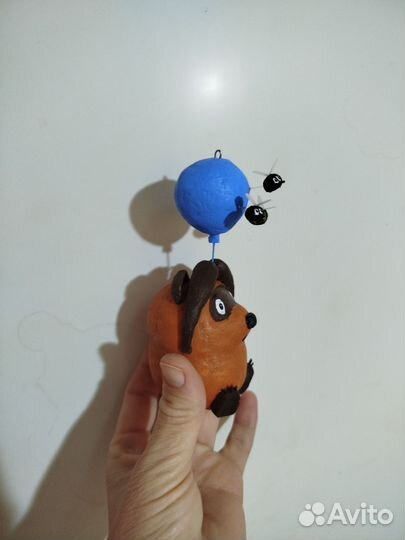 Ватная ёлочная игрушка