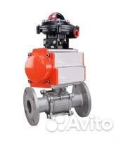 Кран шаровой DN.ru BV3232P(3pc) -FP-F-ISO-H Ду50 Ру40 фланцевый, полнопроходной, трехсоставной, корп