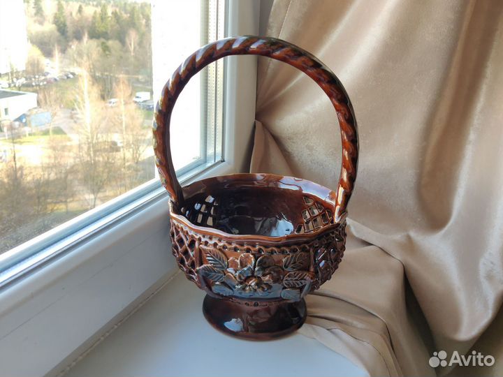 Конфетница ваза корзина резка