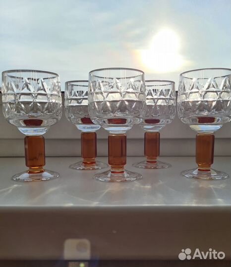 Хрустальные бокалы СССР