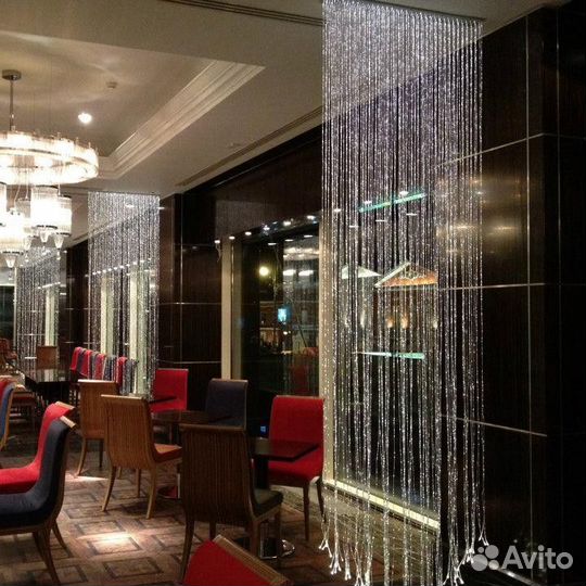 Оптоволоконные занавесы шторы перегородки