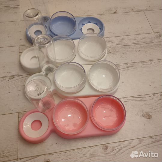 Миска двойная с поилкой