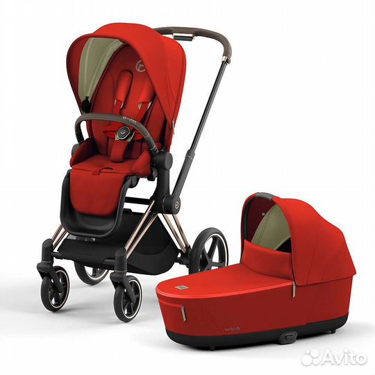 Коляска cybex priam iv automn gold