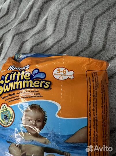 Подгузники для плавания 12-18 кг 10 или обмен соки