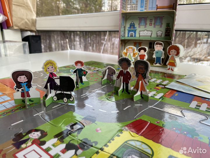 Настольные игры 3-4 Волшебный сундучок город дом