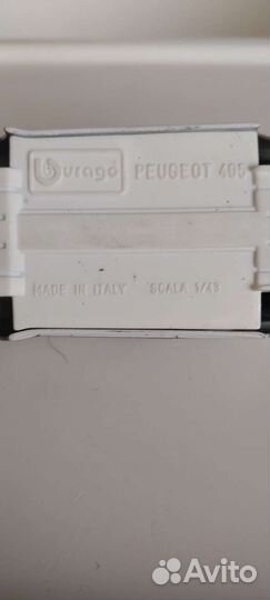 Модель Peugeot 405 1:43 bburago
