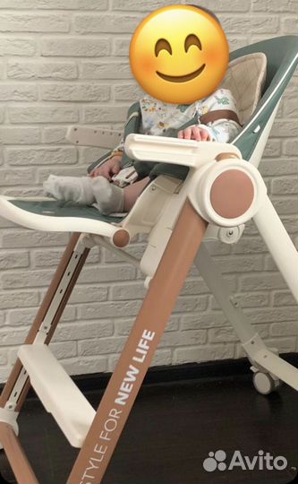 Стульчик для кормления happy baby