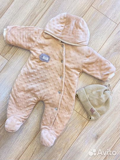 Вещи пакетом на весну для мальчика 56 62 комбинезо