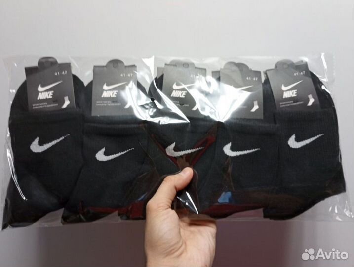 Носки nike белые хлопок