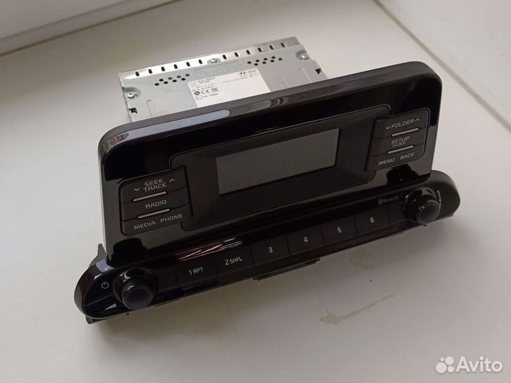 Штатная магнитола на kia cerato