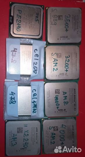 Процессоры AMD и Intel