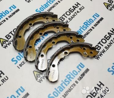 Колодки задние барабанные Спектра sangsin