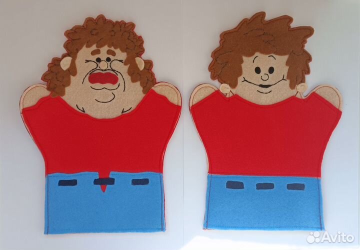 Нехочуха - перчаточная кукла герои мультфильм СССР