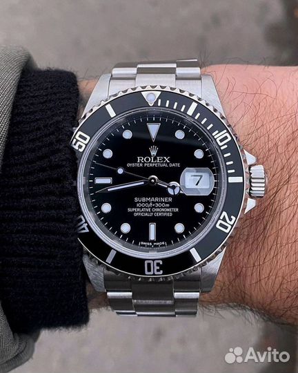 Часы rolex submariner black Часы мужские