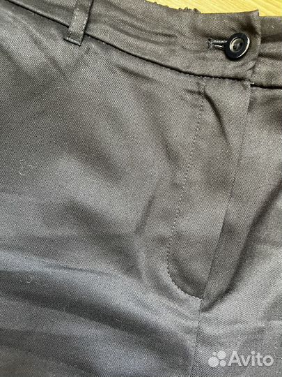 Брюки жен.черные cherry 52