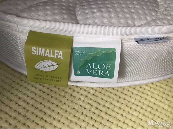 Новый матрас детский круглый 75*75