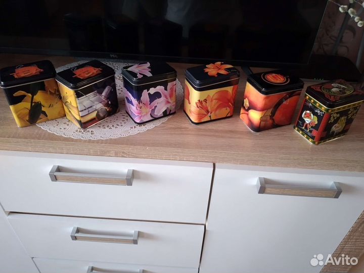 Банка металл для чая