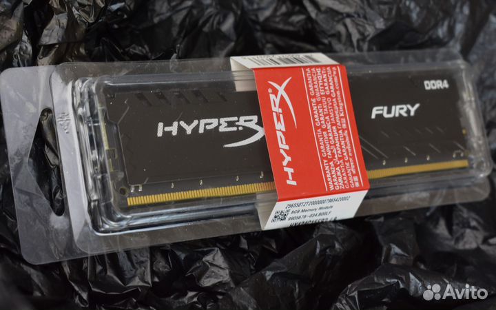 Память HyperX Fury DDR4 2400 мгц 8 гб dimm