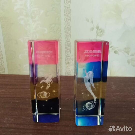 Стеклянные фигуры знаки зодиака