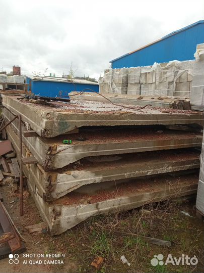 Плиты перекрытия пкж б/у