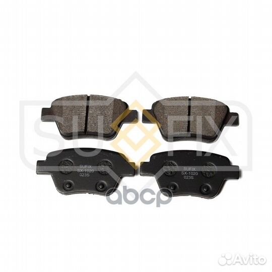 Колодки тормозные дисковые зад прав/лев LCV