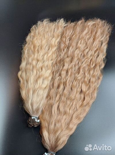 Волосы для наращивания Exclusive +, кудри, опт