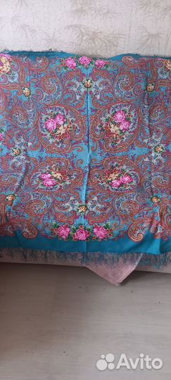 Павловопосадский платок шерсть