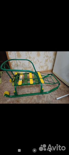 Санки с сидушкой