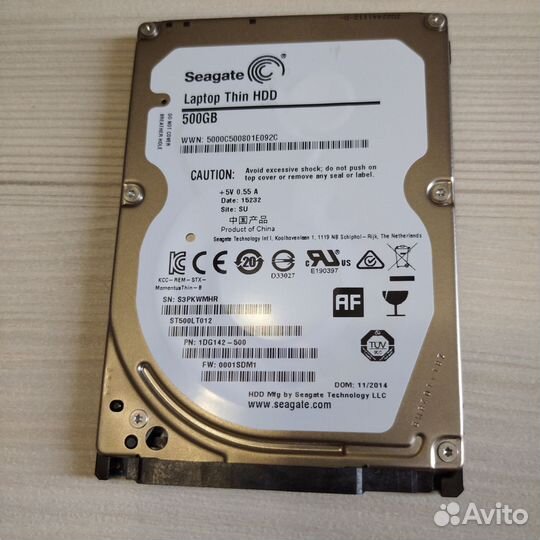 Жесткий диск 2.5 500гб