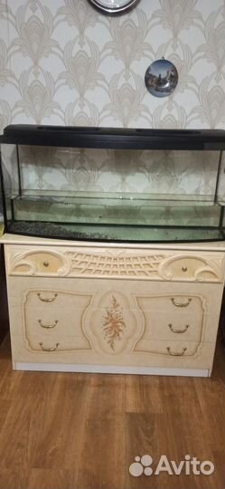 Аквариум панорамный с тумбой