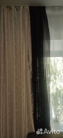 Комплект шторы и тюль