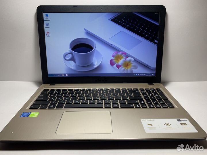 Игровой ноутбук Asus 4ядра/2видеокарты/4gb/ssd