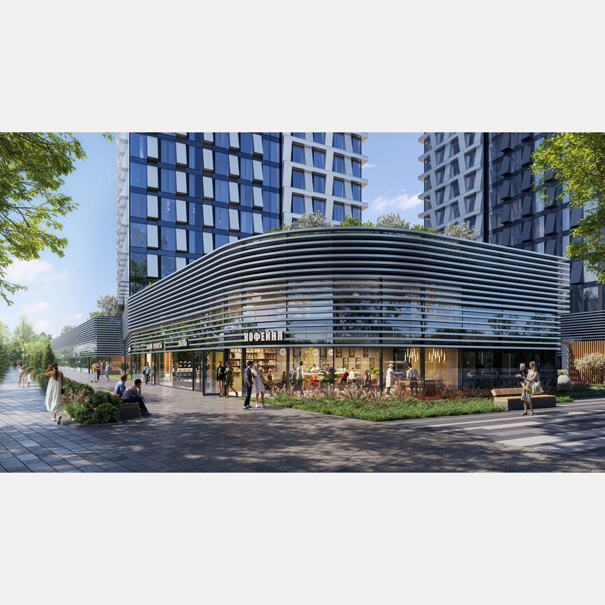 3-к. апартаменты, 69,1 м², 7/35 эт.