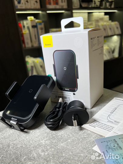 Держатель Baseus Halo Electric Wireless