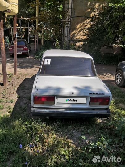 ВАЗ 2107 1.6 МТ, 2004, битый, 55 000 км