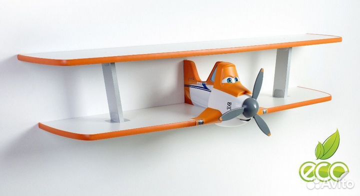 Полочка самолёт двухъярусная