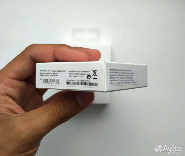 Кабель питания apple type c to lightning