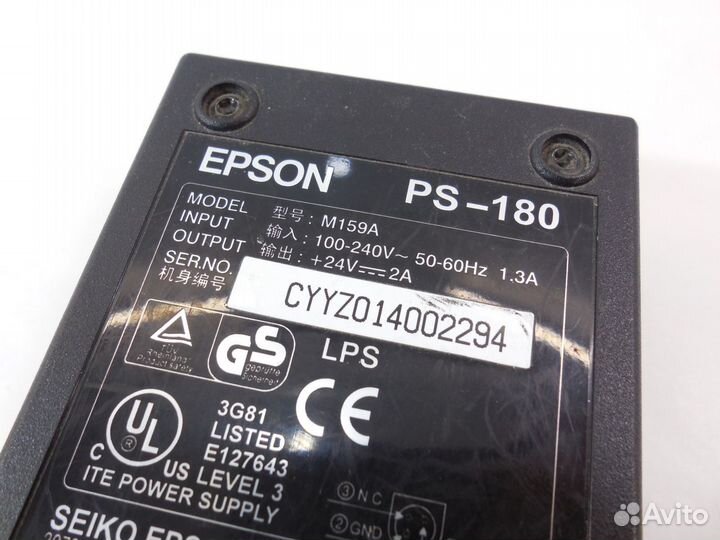 Блок питания Epson PS-180 DC 24V, 2000mA