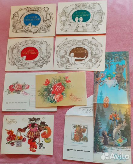 Открытки СССР разной тематики