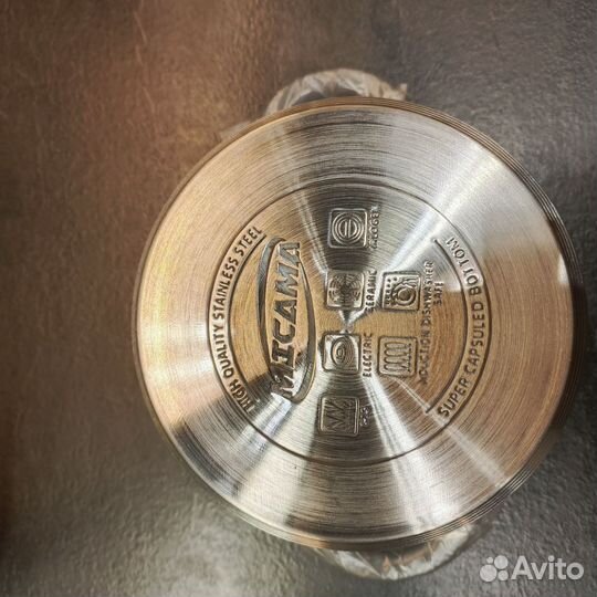 Кастрюля с крышкой из нержавеющей стали 2 предмета