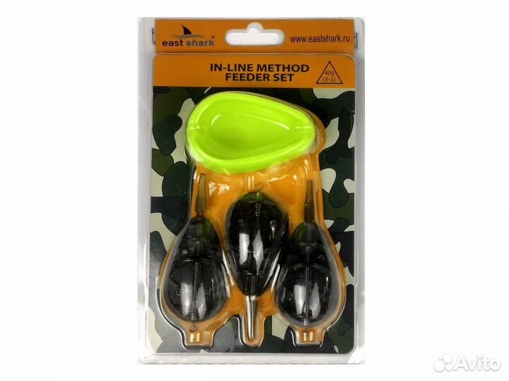 Набор 3 кормушки Flat + форма East Shark Набор 3 к