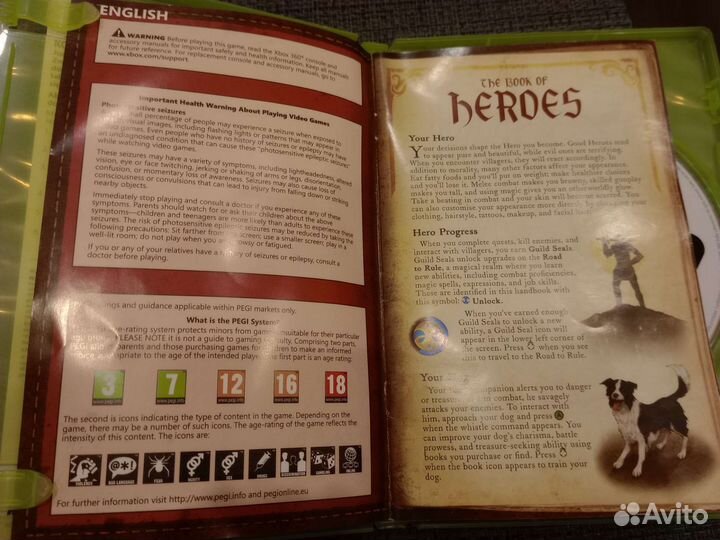 Диск на xbox 360 fable 3 лицензионый