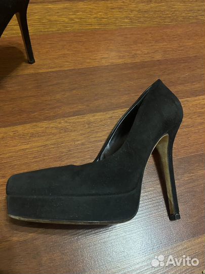 Туфли замшевые Gucci