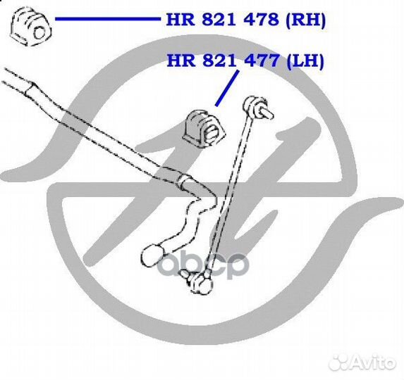 HR821478hanseвтулкастабил HR821478 Hanse