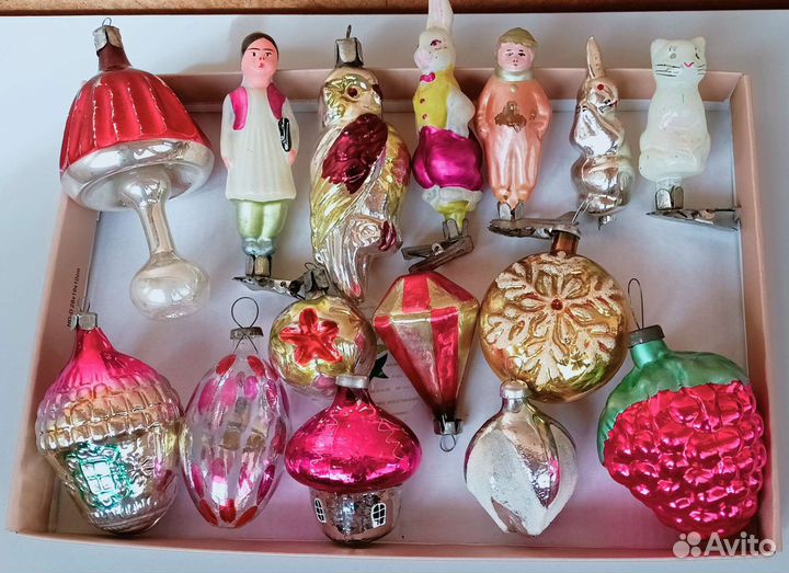 Елочные игрушки СССР