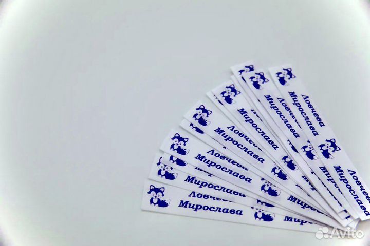 Бирки печать для одежды