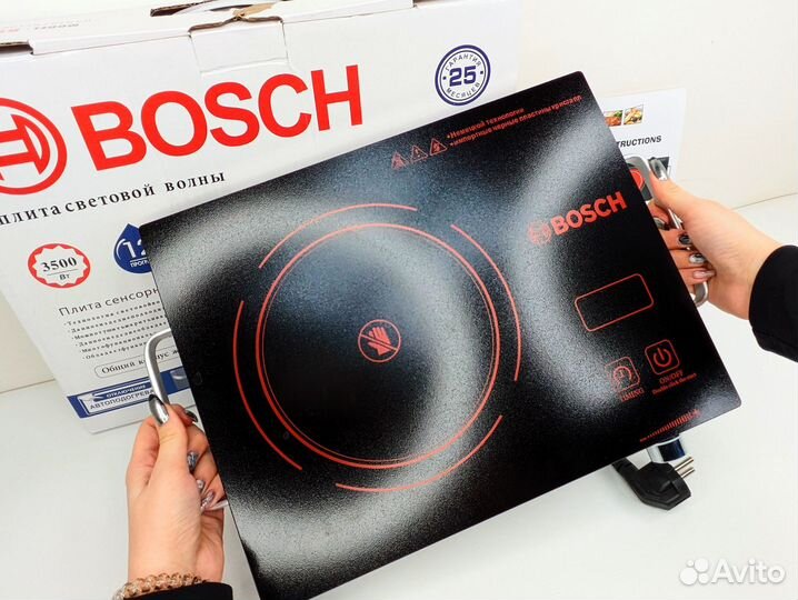 Плита Bosch инфракрасная 3500вт с таймером